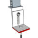 KD Solar adjustable penetrating slate/harvey tile roof mounting bracket with push-clip for long rail