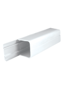 75x75mm White PVC Trunking -  3m length