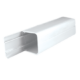 100x75mm White PVC Trunking -  3m length