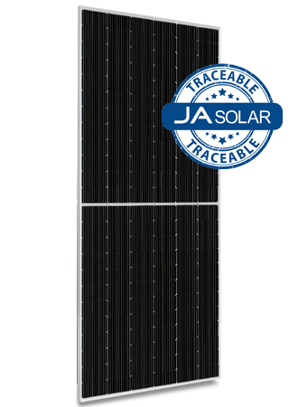JA Solar - 595w N-type Bifacial Double Glass Half-Cell MBB Traceable LB Solar Panel (36)